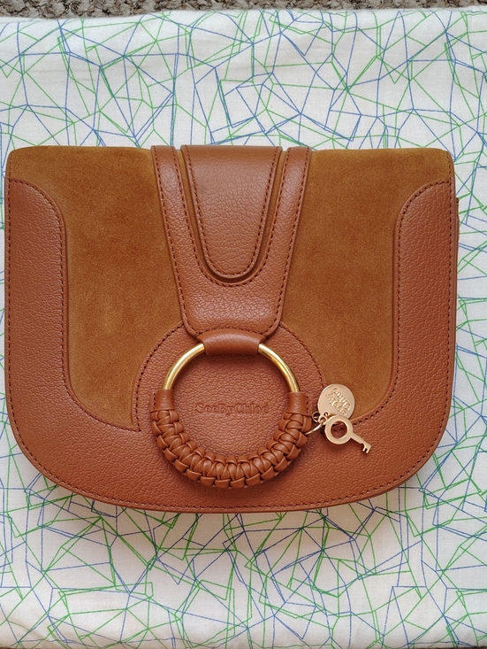 See By Chloe Handbags - See By Chloe Saddle Shoulder Bag in Cognac Brown (No Shoulder Strap)